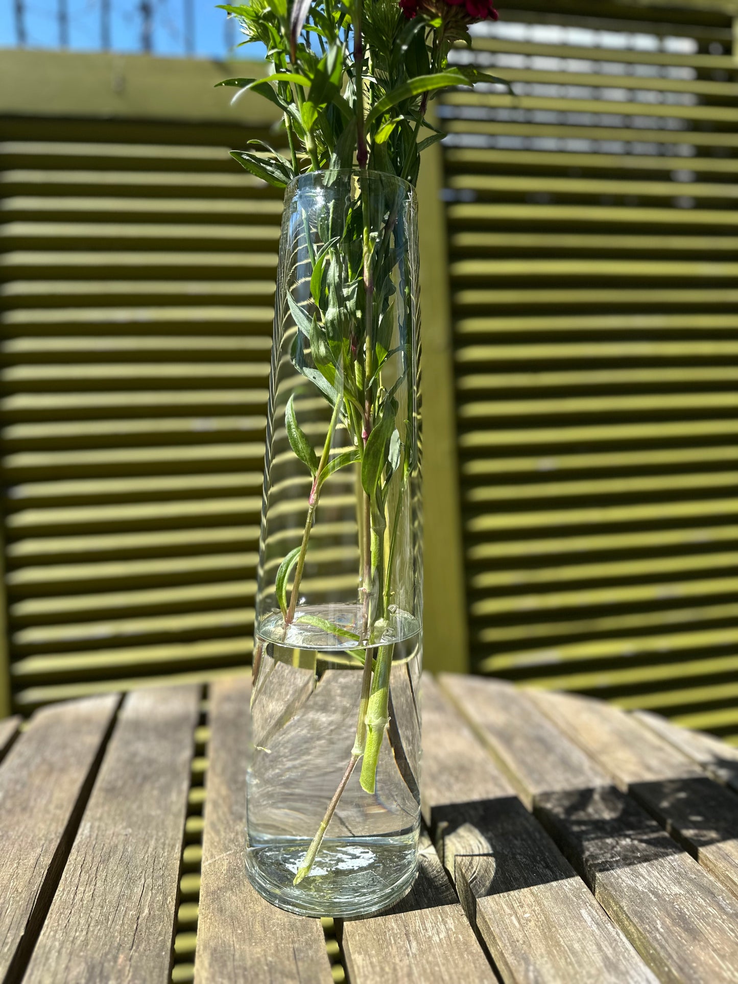 Vase Xandra – minimalistische Eleganz für einzelne Blüten