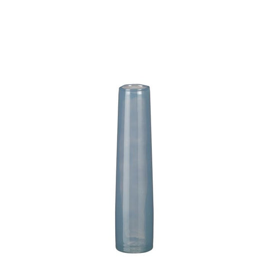 Xandra – Einstielige Vase in Hellblau, H 30,5 cm